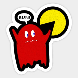 scary ghost Sticker